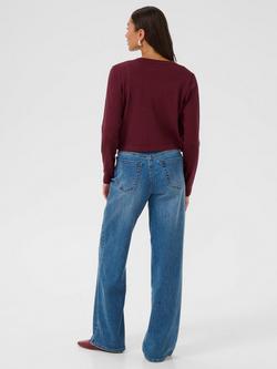 KAFFE Astrid Bolero Cardigan - view 2, Windsor Wine