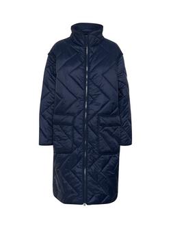 Saint Tropez Lucinda High Neck Quilted Jacket, Night Sky, Night Sky