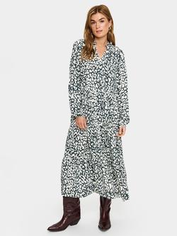 Saint Tropez Eda Leopard Print Maxi Dress containing LENZING™ ECOVERO™ Viscose, Winter/Multi, Winter/Multi