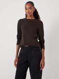 HUSH Cotton Long Sleeve Crew Neck T-Shirt