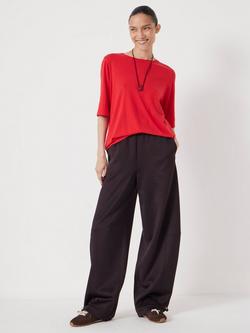 HUSH Reece Drapey T-shirt - view 2, Bright Red