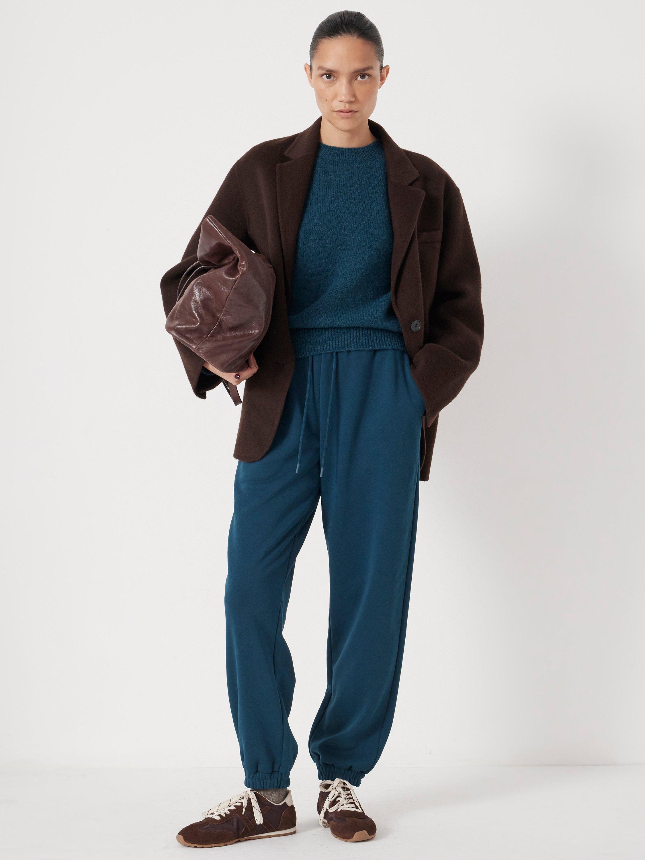 Product image 1 of 5, which shows HUSH Alyna Pocket Joggers, Teal Blue, XXS Reg