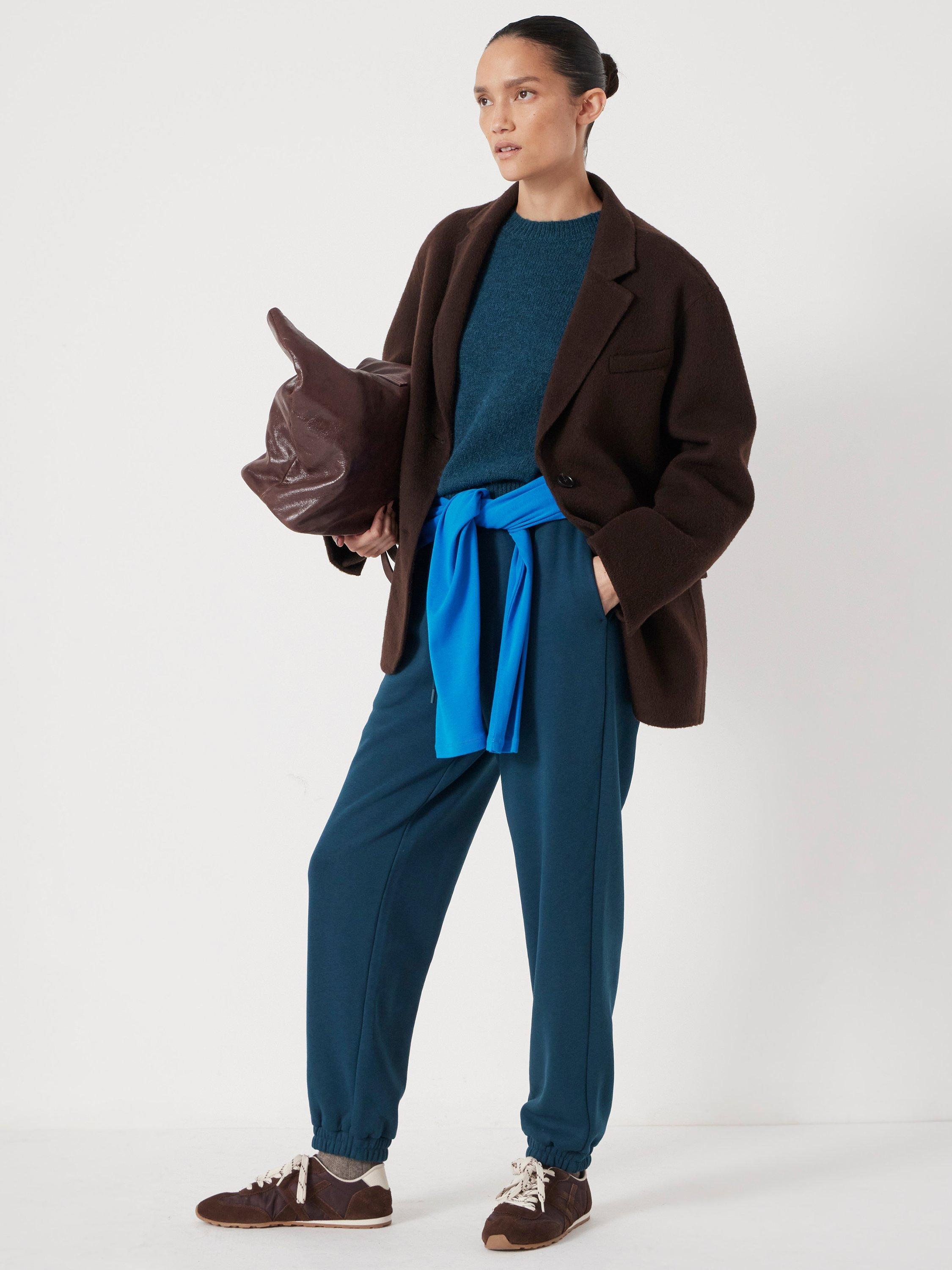 Product image 2 of 5, which shows HUSH Alyna Pocket Joggers, Teal Blue, XXS Reg