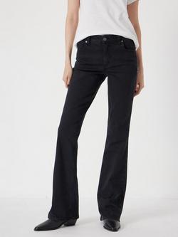HUSH Eliana Mid Rise Bootcut Jeans, Washed Black