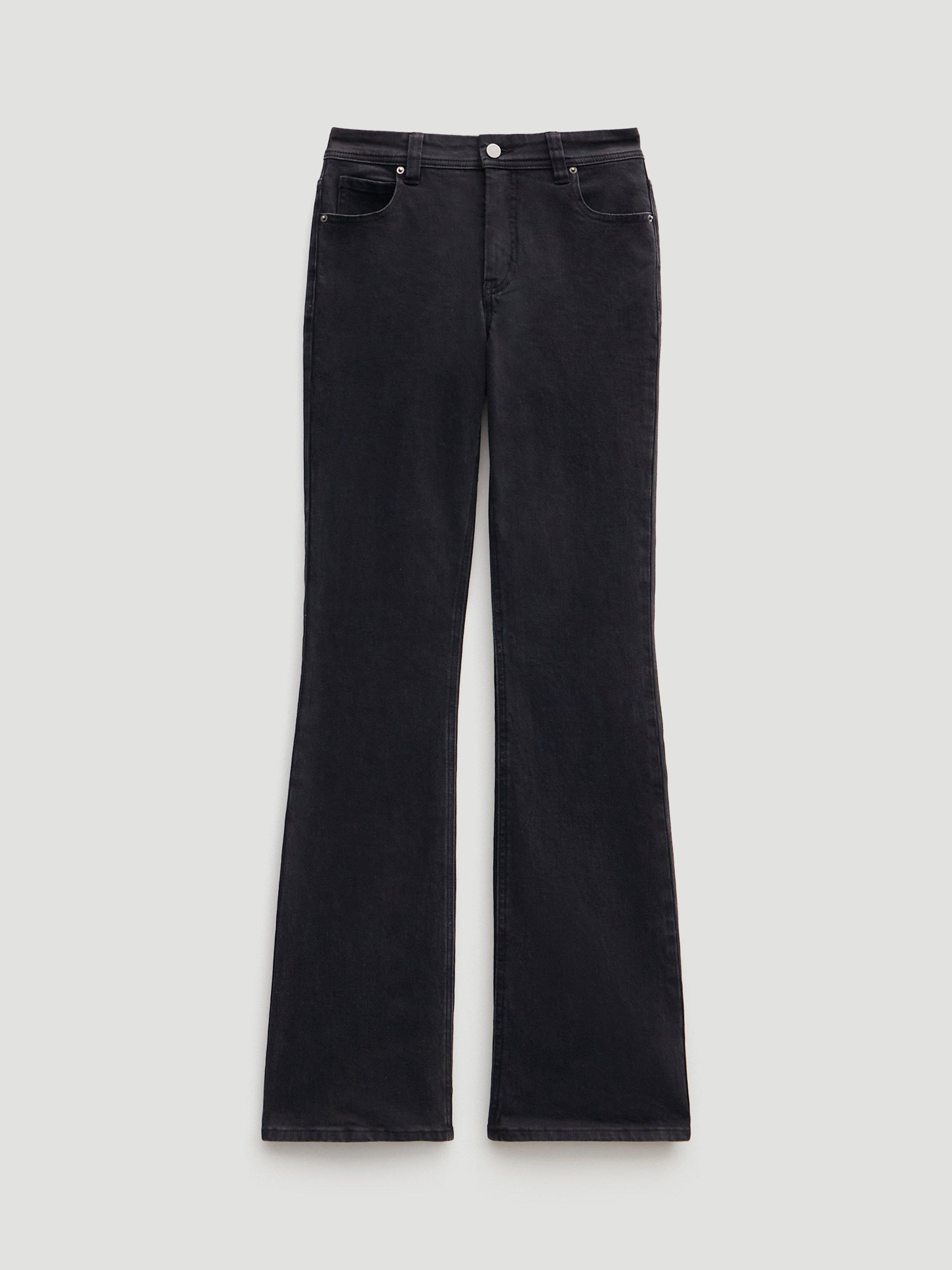 Product image 7 of 7, which shows HUSH Eliana Mid Rise Bootcut Jeans, Washed Black, 4R