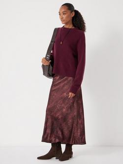 HUSH Simone Snake Print Skirt - view 2, Brown