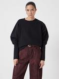 HUSH Puff Cinched Long Sleeved Sweatshirt
