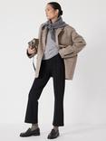 HUSH Flare Cropped Tailored Trousers