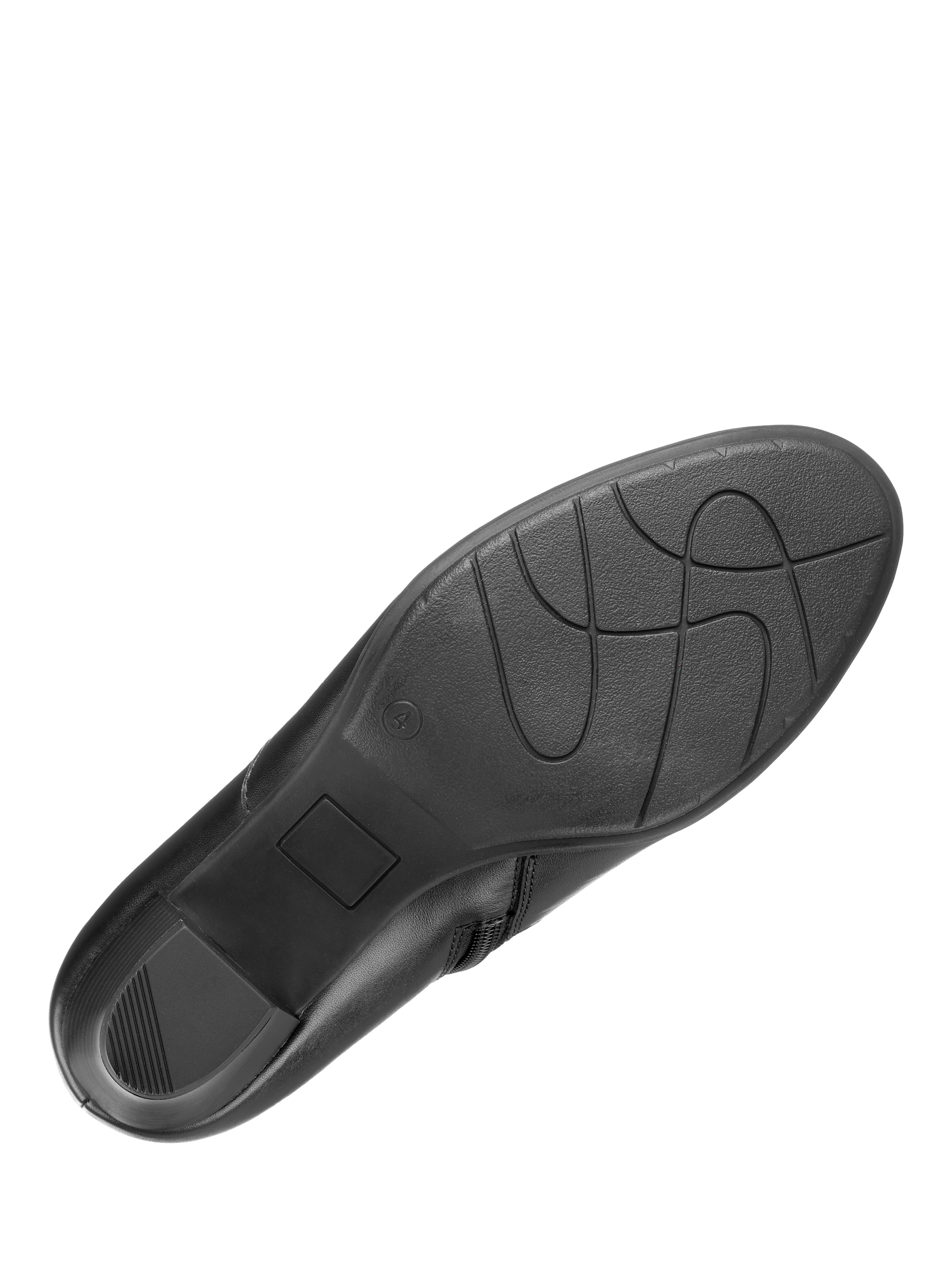 Product image 5 of 5, which shows Hotter Addison Leather Ankle Boots, Black, 3S