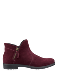 Hotter Ludlow Wide Chic Suede Ankle Boots