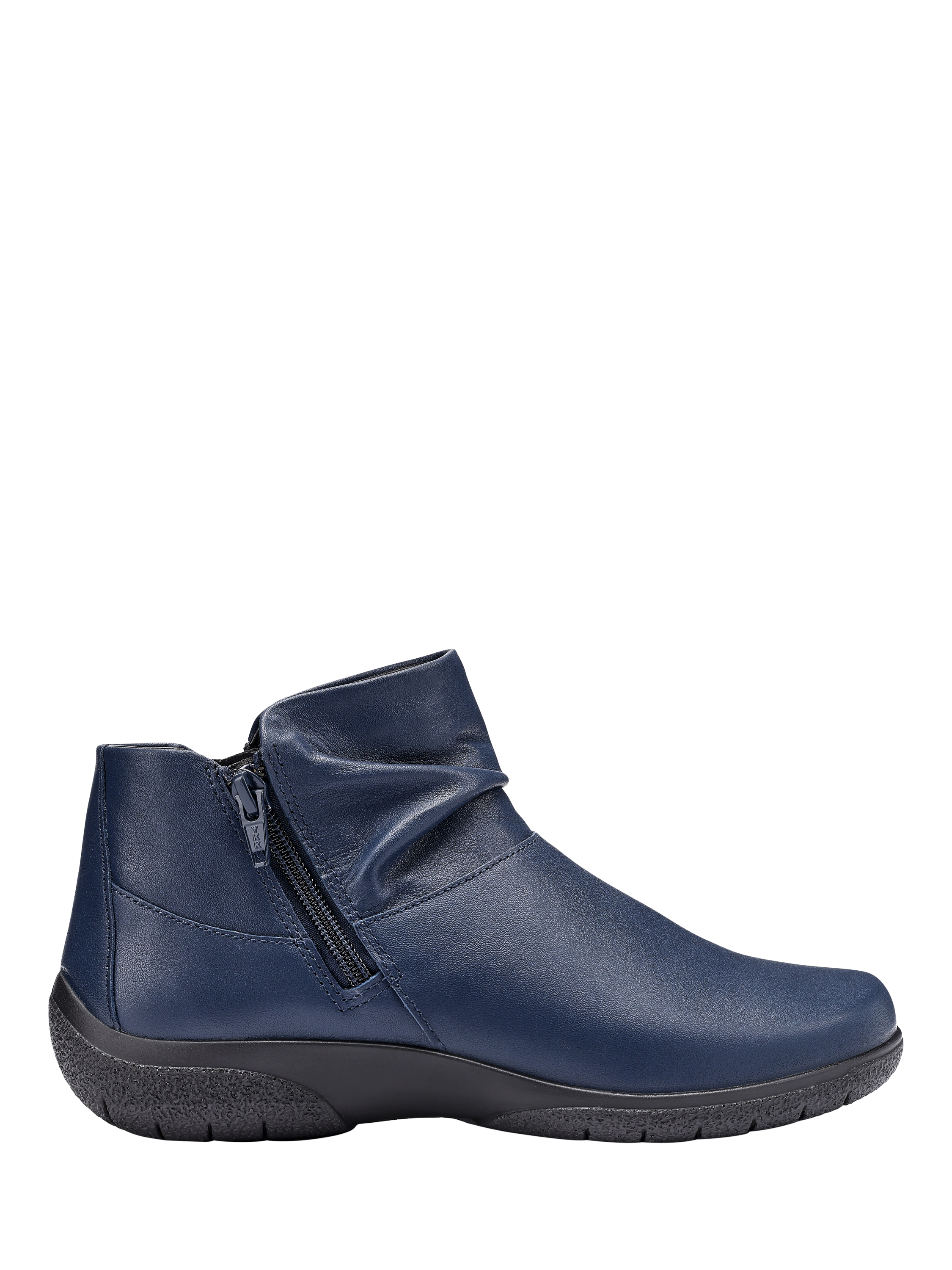 Product image 1 of 4, which shows Hotter Murmur Low Cut Ankle Boots, French Navy, 3S