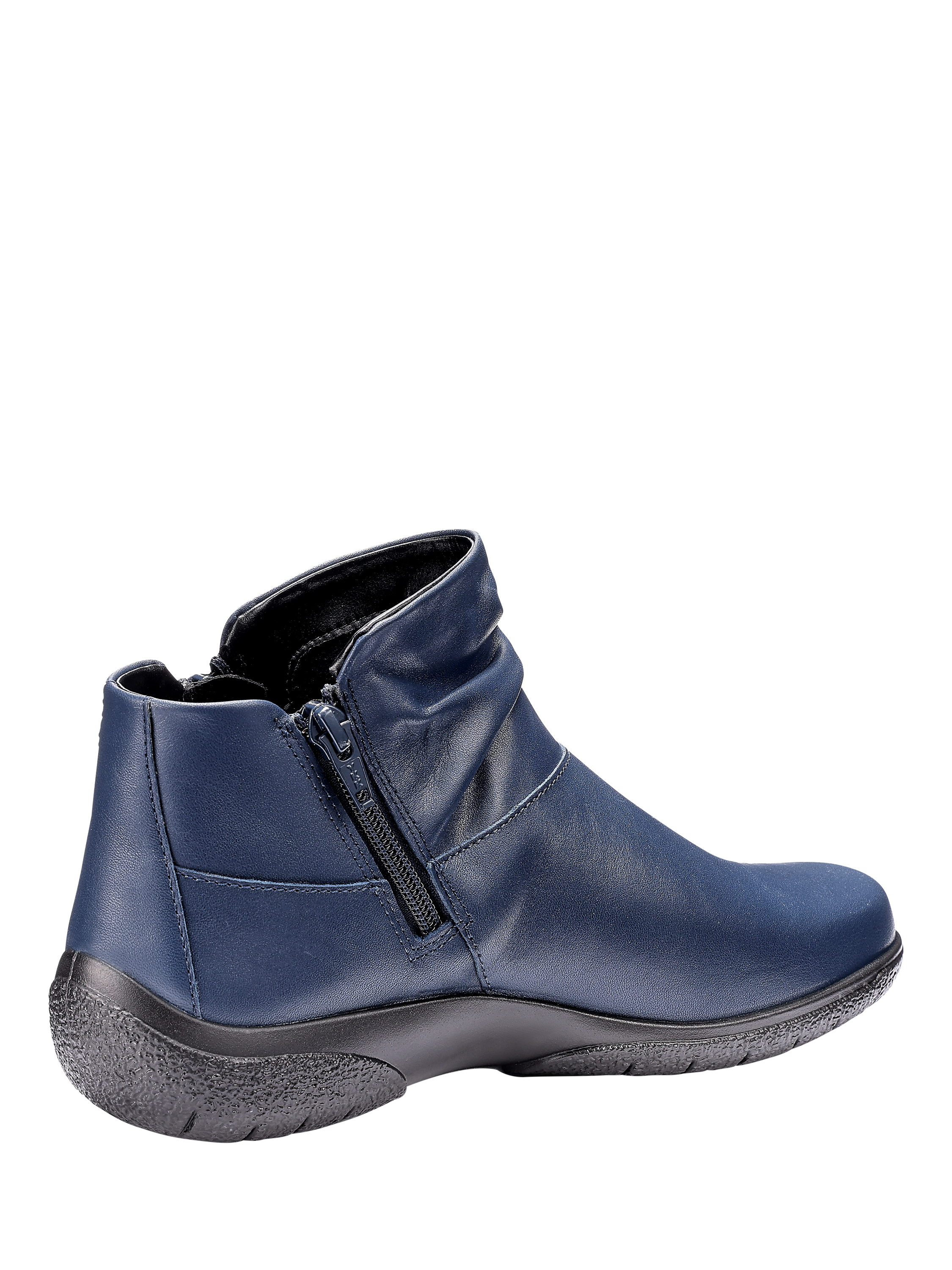 Product image 4 of 4, which shows Hotter Murmur Low Cut Ankle Boots, French Navy, 3S