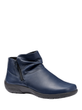 Hotter Murmur Wide Low Cut Leather Ankle Boots