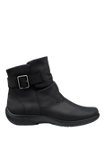 Hotter Rumour Nubuck Ankle Boots, Black