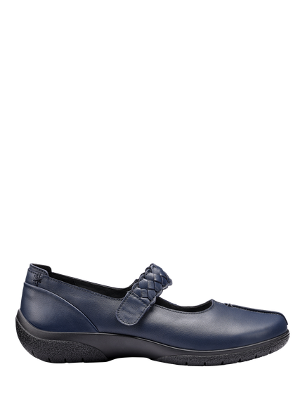 Hotter Shake II Classic Mary Jane Shoes, French Navy