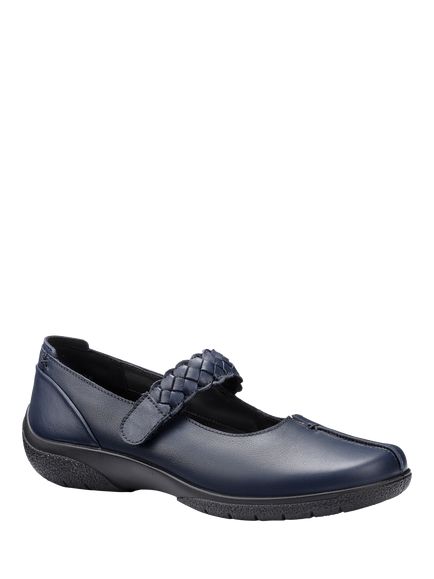 Hotter Shake II Classic Mary Jane Shoes - view 2, French Navy