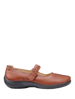 Hotter Shake II Classic Mary Jane Shoes, Rich Tan