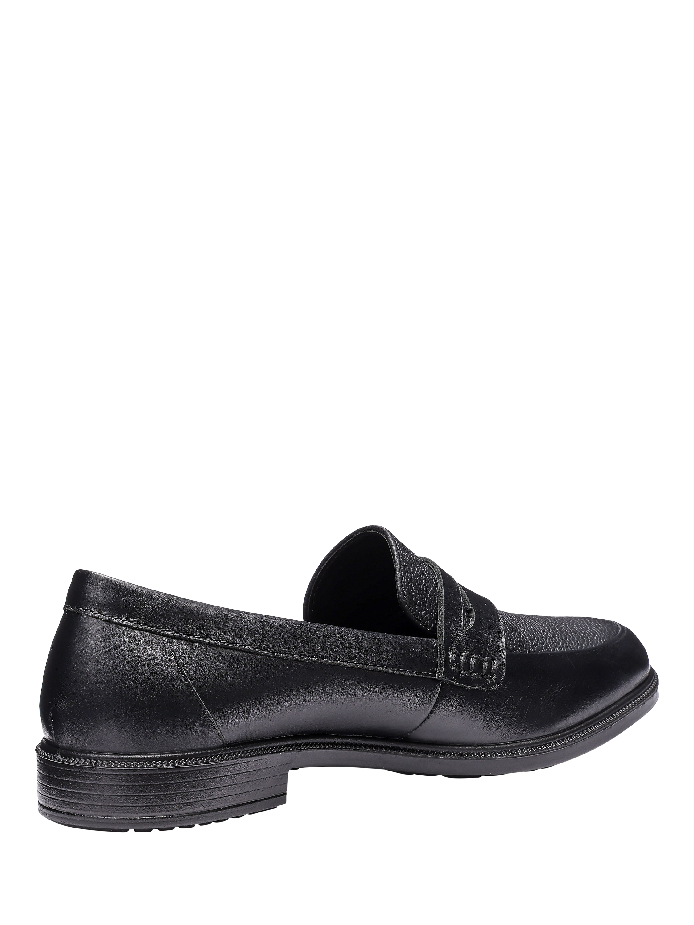 Product image 4 of 4, which shows Hotter Dorset Leather Loafers, Black, 3S