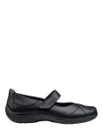 Hotter Hope Extra Wide Fit Leather Pumps, Black