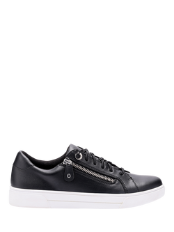 Hotter Leonie Zip Detail Trainers, Black, Black