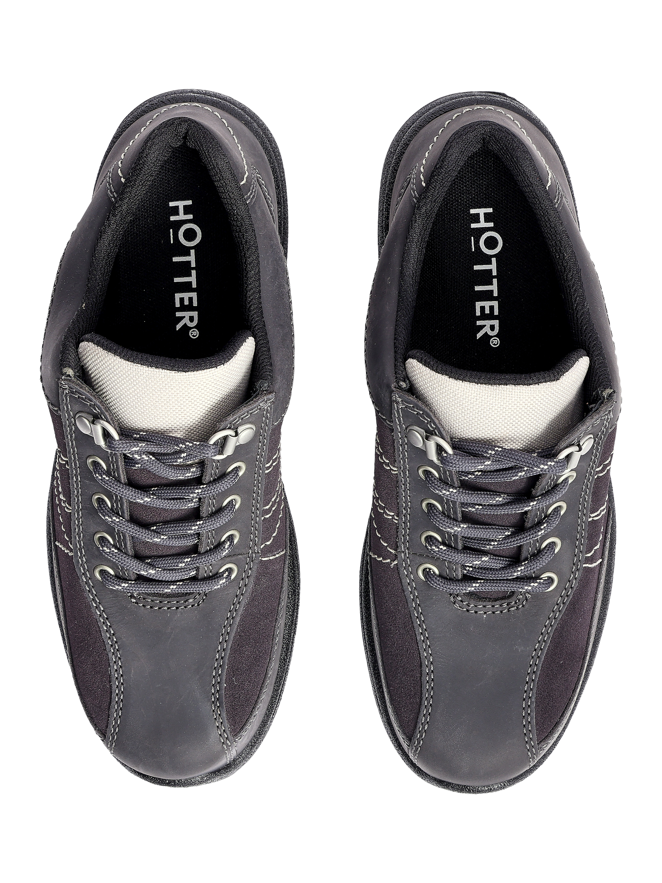 Product image 3 of 4, which shows Hotter Mist Gore-Tex Walking Shoes, Dark Grey, 3S