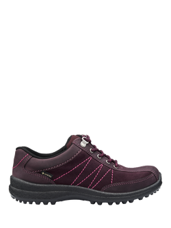 Hotter Mist Wide Fit Gore-Tex Walking Shoes, Wine, Wine