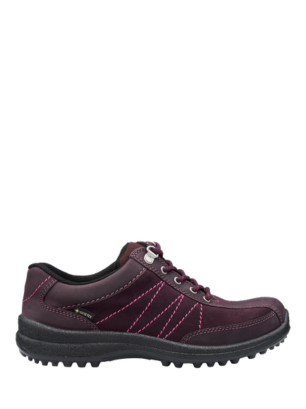 Hotter Mist Wide Fit Gore-Tex Walking Shoes, Wine, Wine