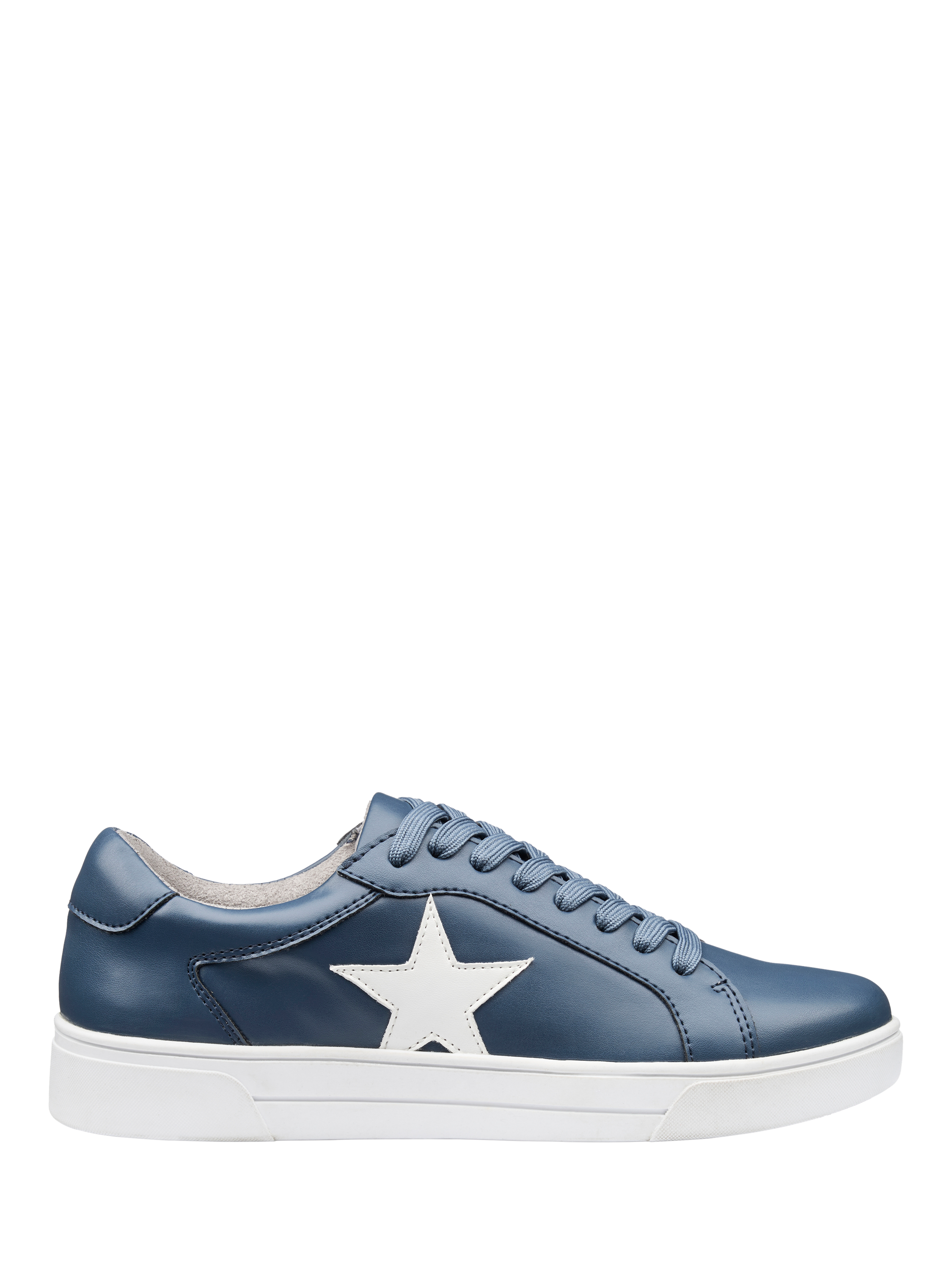 Product image 1 of 4, which shows Hotter Star Trainers, French Navy/White, 3S