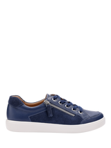 Hotter Clovelly Wide Fit Leather Loafer, French Navy display picture 1