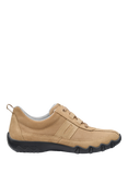 Hotter Leanne II Suede and Nubuck Trainers, Camel