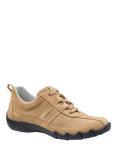 Hotter Leanne II Suede and Nubuck Trainers, Camel