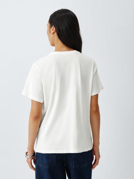 AND/OR Santa Monica Graphic T-Shirt, Ecru/Charcoal - view 2, Ecru/Charcoal