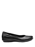 Hotter Birdie Smart Leather Ballerina Flat Shoes