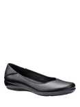 Hotter Birdie Smart Leather Ballerina Flat Shoes