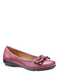 Hotter Jewel Wide Fit Leather Ballerina Pumps,