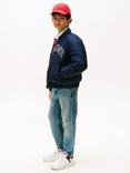 Tommy Hilfiger Kids' Archive Flag Jeans, Vintage Wash