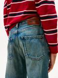 Tommy Hilfiger Kids' Archive Flag Jeans, Vintage Wash