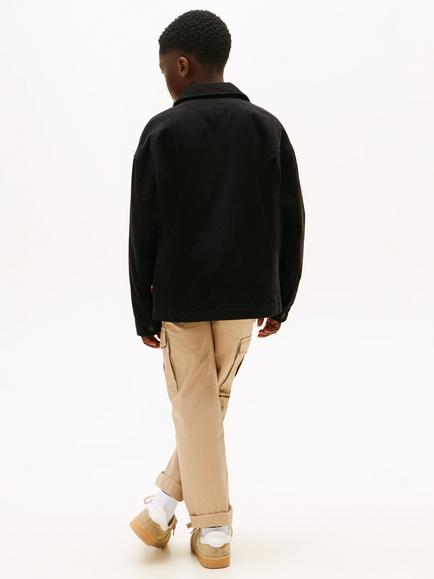 Tommy Hilfiger Kids' Corduroy Long Sleeved Shirt, Black - view 2, Black