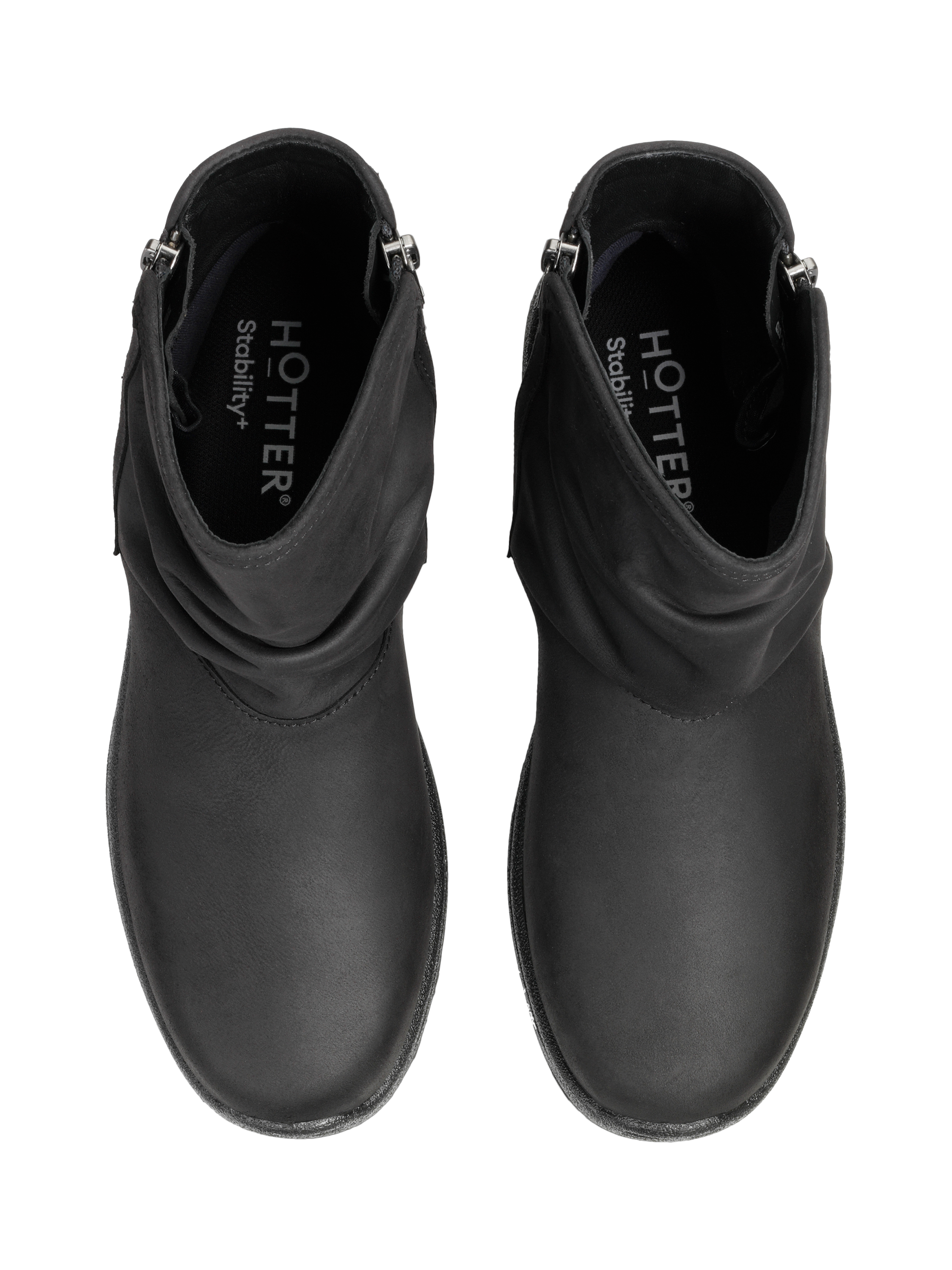 Product image 3 of 4, which shows Hotter Terrain GTX Walking Ankle Boots, Black, 3S