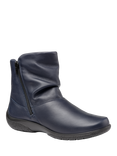 Hotter Whisper Slouch Ankle Boots, Navy