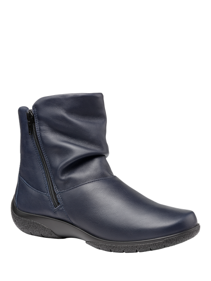 Hotter Whisper Slouch Ankle Boots, Navy - view 2, Navy