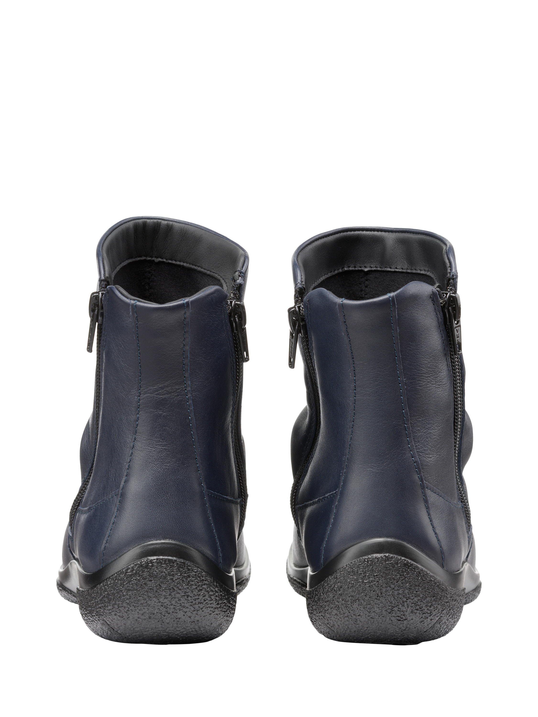 Product image 4 of 4, which shows Hotter Whisper Slouch Ankle Boots, Navy, 3S