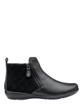 Hotter Winchester Xtra Wide Equestrian-Inspired Quilt Boots