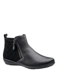 Hotter Winchester Xtra Wide Equestrian-Inspired Quilt Boots