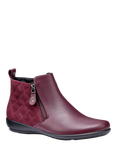 Hotter Winchester Equestrian-Inspired Quilted Ankle Boots