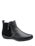 Hotter Winchester Wide Equestrian Inspired Quilted Boots