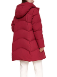 Bosideng Mid Length Down Coat, Rasberry