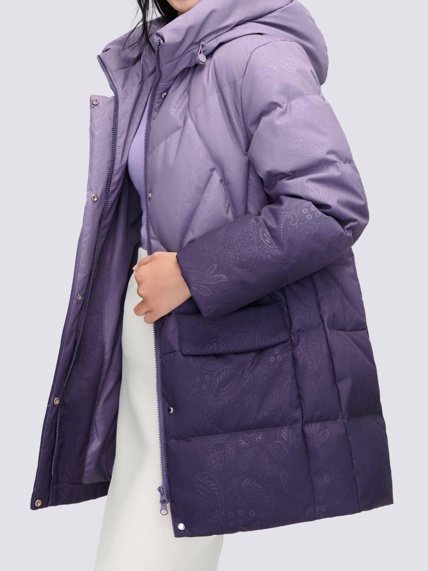 Product image 6 of 9, which shows Bosideng Classic Casual Duck Down Parka, Purple Gradient, 4