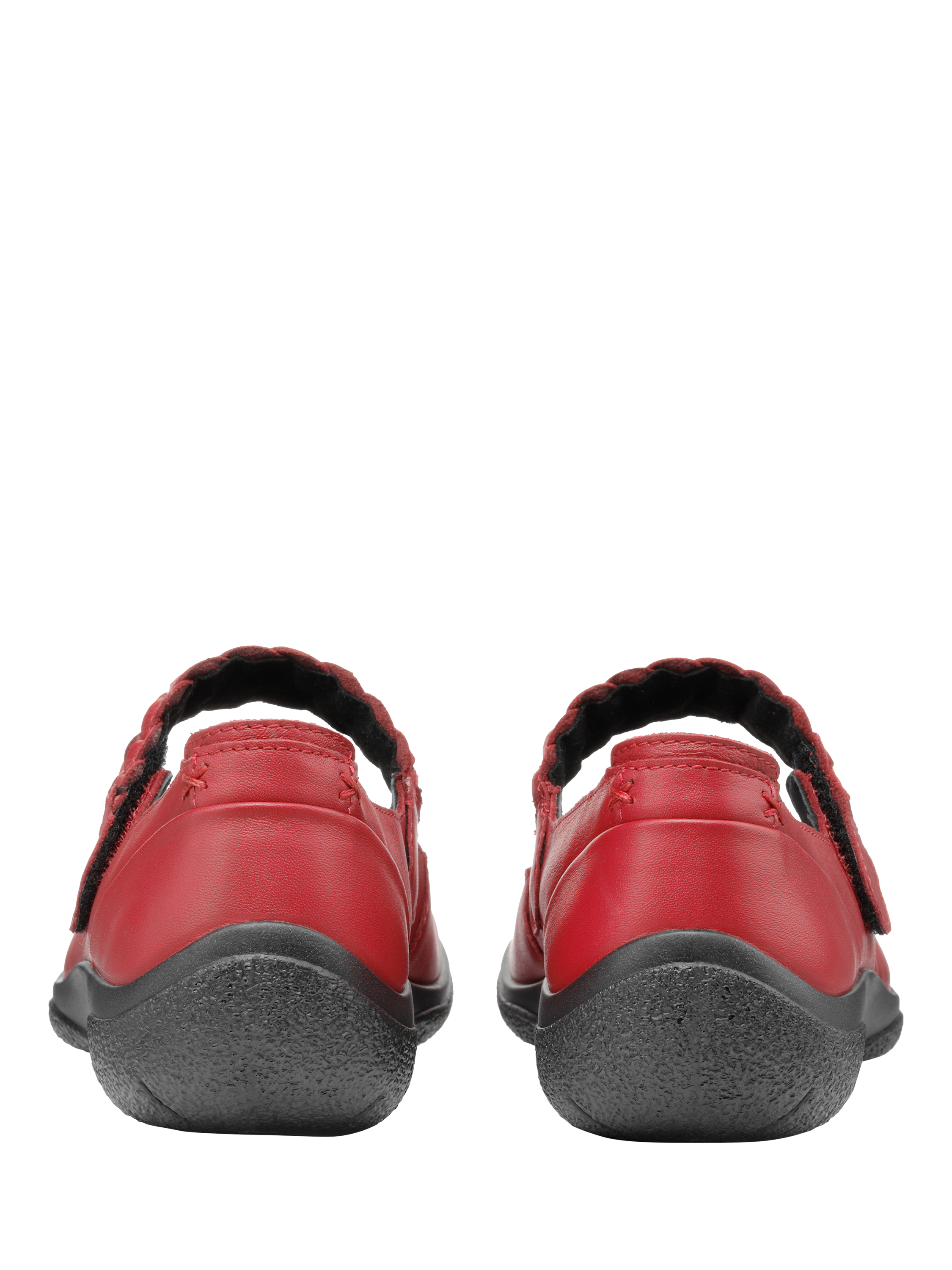 Product image 4 of 4, which shows Hotter Shake II Classic Mary Jane Shoes, Red, 3S