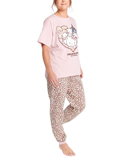 Brand Threads Hello Kitty Pyjamas, Pink, Pink